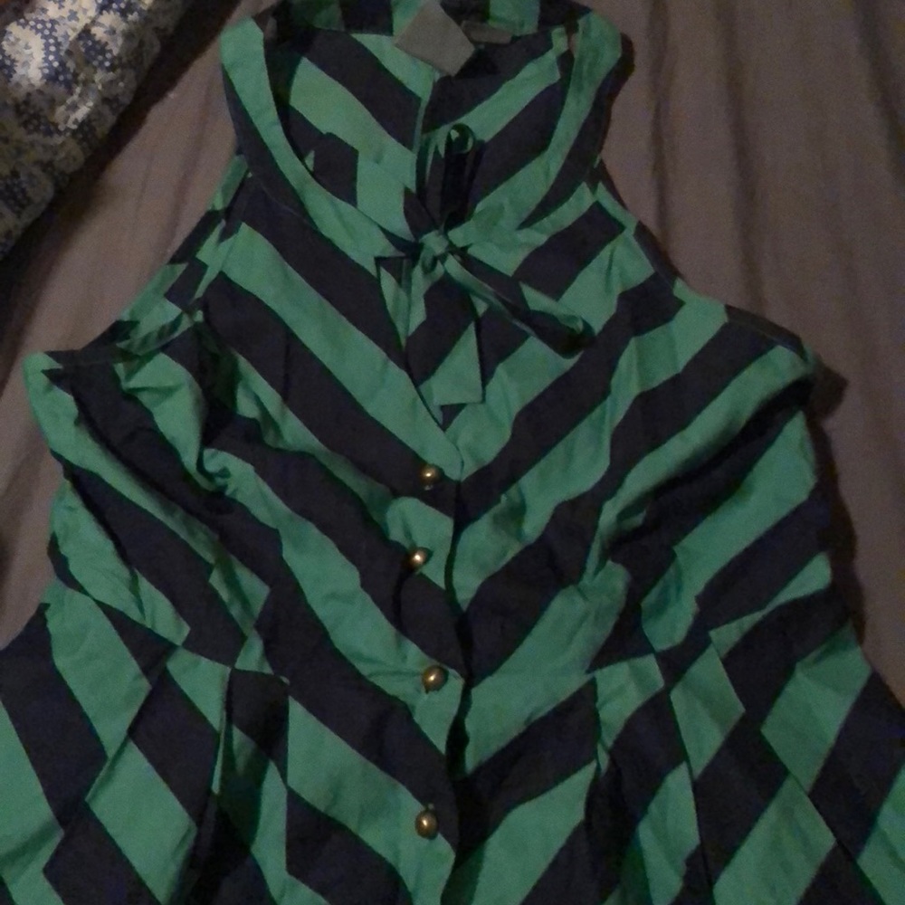 Anthropologie Stripped Fit and Flare